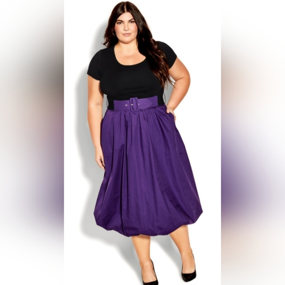 City Chic Dresses & Skirts - NWT City Chic Paris Days bubble hem dress plus size 20W